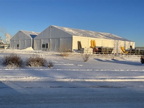 Lodging Solutions and Industrial Tents - Case Study Photo - Blast Tent Zone Project - AFTER PHOTO_CO