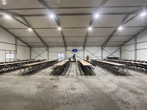 Lodging Solutions and Industrial Tents - Case Study Photo - Blast Tent Zone Project - AFTER PHOTO_CO